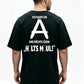 🔤🛹 LIMITED TIME 50% OFF! 👕Men's Back-Letter Print Tee – Bold back graphic & relaxed fit – Turn heads with every step.