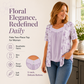 Women's Plus Size Floral Print Top