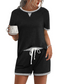 Women's Casual Top and Shorts Set