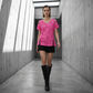 Women’s Heart Print V-Neck Top