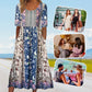 Women’s Elegant Bohemian Print Dress
