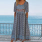 Women’s Elegant Bohemian Print Dress