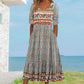 Women’s Elegant Bohemian Print Dress