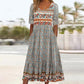 Women’s Elegant Bohemian Print Dress
