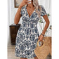 Trending Now⭐💃 Elegant V-Neck Dress with Hourglass Shaping