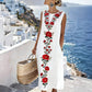 Limited-Time⌛🌿 Elegant sleeveless printed maxi dress, ideal for the beach