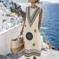 Limited-Time⌛🌿 Elegant sleeveless printed maxi dress, ideal for the beach