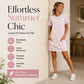 Women's Summer Loose T-Shirt Dress with Pockets