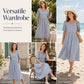 Women’s Casual Striped Relaxed Fit Dress