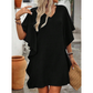 Trending Now⭐💃 Elegant V-Neck Dress with Ruffle Detail – Versatile Silhouette for Every Body Type