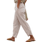 Women's Casual Striped High Waisted Pants