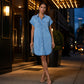 Trending Now⭐💃 Versatile Casual Denim Dress with Front Buttons