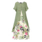 🔥Last Day Sale 60% OFF⏰💐👗Women's Layered Look Floral Print Casual Dress👍✨