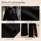 🌺 Breezy Cape Top & Wide-Leg Trousers Set – Refined Craftsmanship for Every Occasion