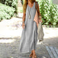 💃 Lightweight Sleeveless Maxi Dress – Flattering Silhouette for Every Body