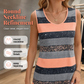 New Arrival✨🌸 Multicolor Stripe Sleeveless Midi – Soft Breathable Fabric