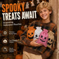 ⌛Limited-Time Offer-Halloween Drawstring Burlap Bags Spooky Face Treat Pouch