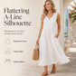 New Arrival✨🌸 Pleated Waist Linen Blend Dress – Flattering Fit & Deep Side Pockets in 8 Classic Colors