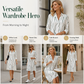 👗 Sleeveless midi dress in cotton-linen with side pockets – flattering A-line silhouette and breathable comfort