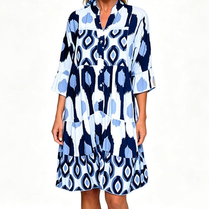 Summer Favorite☀️🌺 Breezy Shirt Dress with Boho Charm