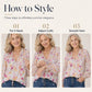 🍁Fall Collection Launch Sale-Women's Summer Floral Print V-Neck T-Shirt