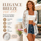 ⌛Limited-Time Offer-Women's Long Sleeve Sunflower Lace Mesh Cardigan