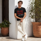 Funny German Slogan Men's Black T-Shirt Casual Short Sleeve Crew Neck Top