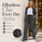 ⌛Limited-Time Offer-Women's Ribbed Drawstring Straight-Leg Trousers