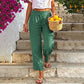 Must-Have🔥👖 Lightweight Linen Blend Pants – Easy Drape & Classic Straight Leg for Work or Weekend