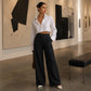 Must-Have🔥👖 Lightweight Linen Blend Pants – Easy Drape & Classic Straight Leg for Work or Weekend