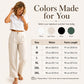 Must-Have🔥👖 Lightweight Linen Blend Pants – Easy Drape & Classic Straight Leg for Work or Weekend