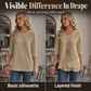 Women's Asymmetric Casual Solid Round Neck Top
