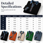 Women's Denim Collar Long Sleeve Patchwork Knit Top