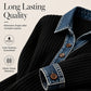 Women's Denim Collar Long Sleeve Patchwork Knit Top