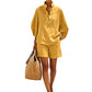 Women's Minimalist Casual Top & Shorts Set