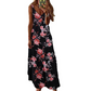 Bestseller🏆👗 Printed Strap Maxi Dress – Elegant V-Neck & Airy Fit for Garden Parties or City Strolls