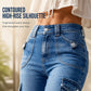 Limited time⌛ Classic denim Bermuda shorts with pocket details – flattering high waist for a modern silhouette