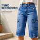 Limited time⌛ Classic denim Bermuda shorts with pocket details – flattering high waist for a modern silhouette