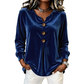 ✨🛍️Fresh Drop - Relaxed Velvet Blouse - Lightweight & Neat Finish for Everyday Elegance