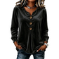 ✨🛍️Fresh Drop - Relaxed Velvet Blouse - Lightweight & Neat Finish for Everyday Elegance