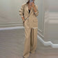 ✨🛍️Fresh Drop - Blazer & Wide-Leg Pant Suit – Clean Lines & Breezy Comfort for Confident All-Day Wear
