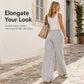 👖 50% OFF! Women's Wide Leg Striped Pants | Leg-Lengthening Vertical Stripes | Ultra Breathable | Premium Craftsmanship | S-3XL 🌸✨