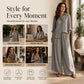 ✨🛍️Fresh Drop - 2-Piece Shirt & Wide-Leg Set – Clean Lines & Breezy Comfort for Confident All-Day Wear