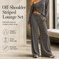 Effortless Stripe Lounge Set
