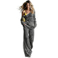 Effortless Stripe Lounge Set