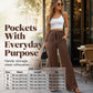 Must-Have🔥👖🌟 Flowing Wide-Leg Pants – Sleek Fit & Breezy Comfort for Any Occasion