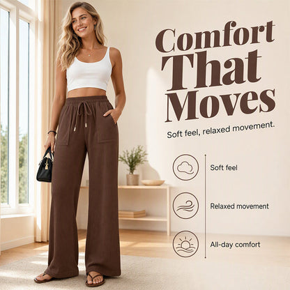 Must-Have🔥👖🌟 Flowing Wide-Leg Pants – Sleek Fit & Breezy Comfort for Any Occasion
