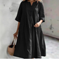 Bestseller🏆🛍️ Cotton-Blend A-Line Dress – Breathable Fabric & Convenient Pockets for All-Day Comfort