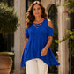 👚Top Pick - Criss Cross Cold-Shoulder Blouse – Flowy & Flattering for Beach Days or Evening Outings 🌿