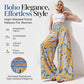 Trending Now⭐👖🌸 Floral Print High-Waist Wide-Leg Pants – Flowing Silhouette for Effortless Boho Style